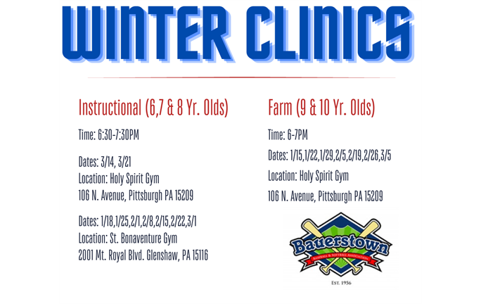 Baseball Winter Clinics Underway!