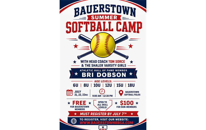BBSA Girls Softball Camp