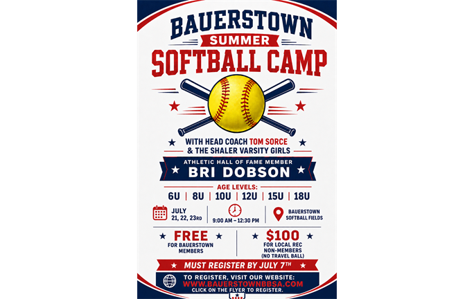 BBSA Girls Softball Camp